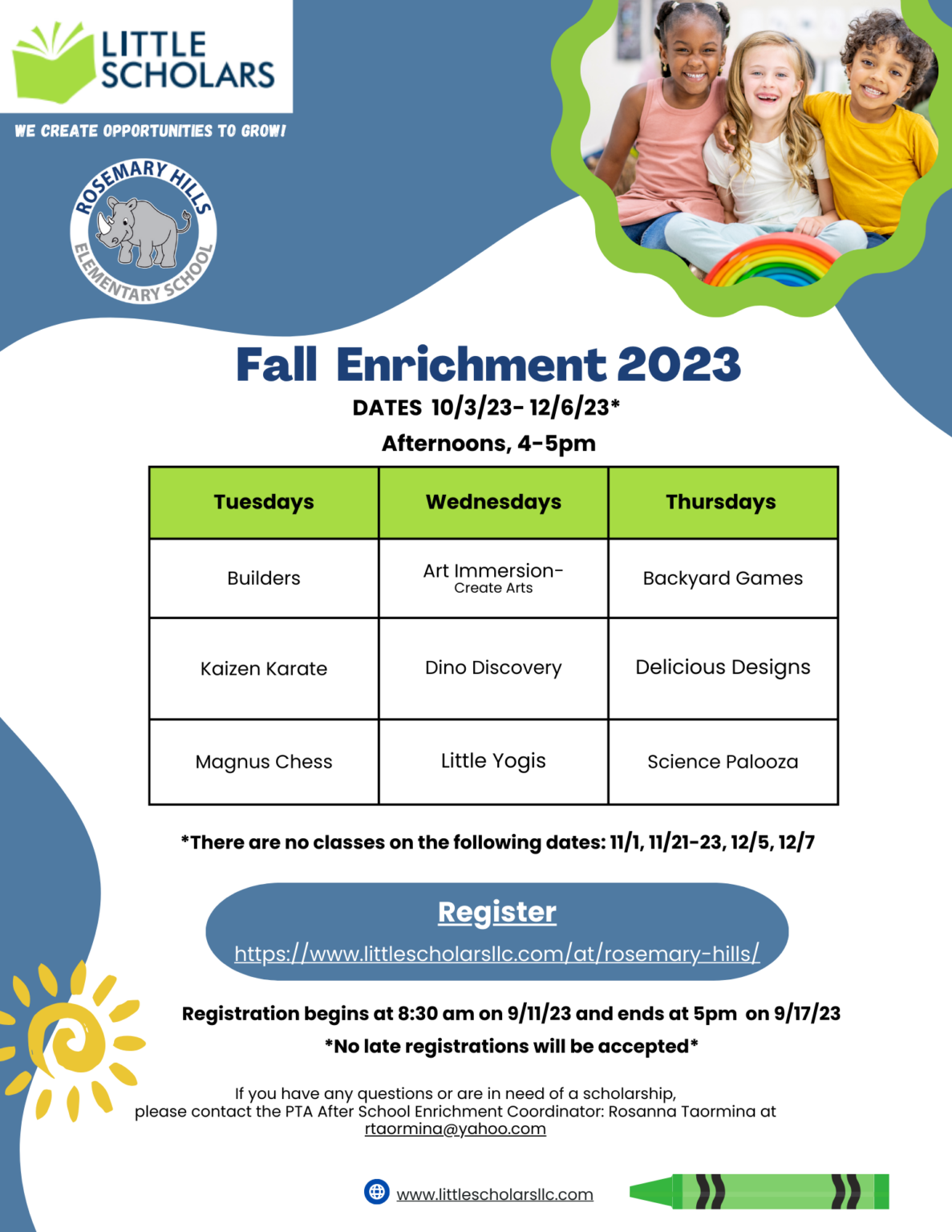 Rosemary Hills Elementary School Little Scholars