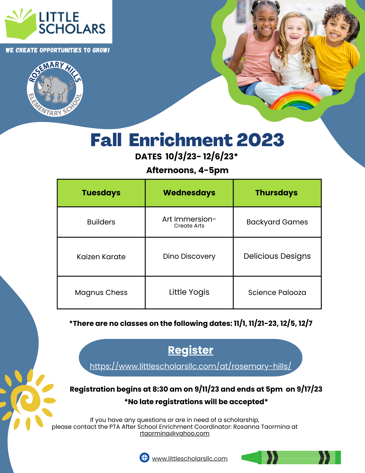 Rosemary Hills Elementary School Little Scholars